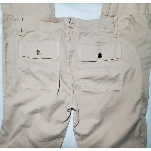 Tory Burch Khakis 27 Straight Leg Fatigue Chino Pants Trouser 27x31 Womens Size - Picture 4 of 9